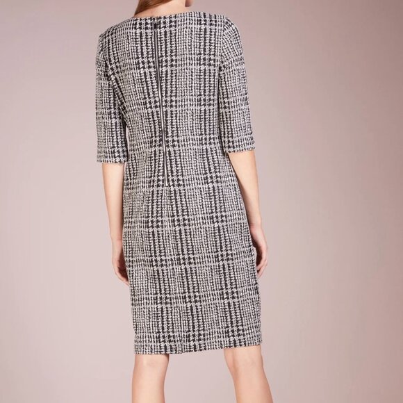 BNWOT Ralph Lauren Classy Black & White Knee Length Shift Dress - Picture 2 of 10